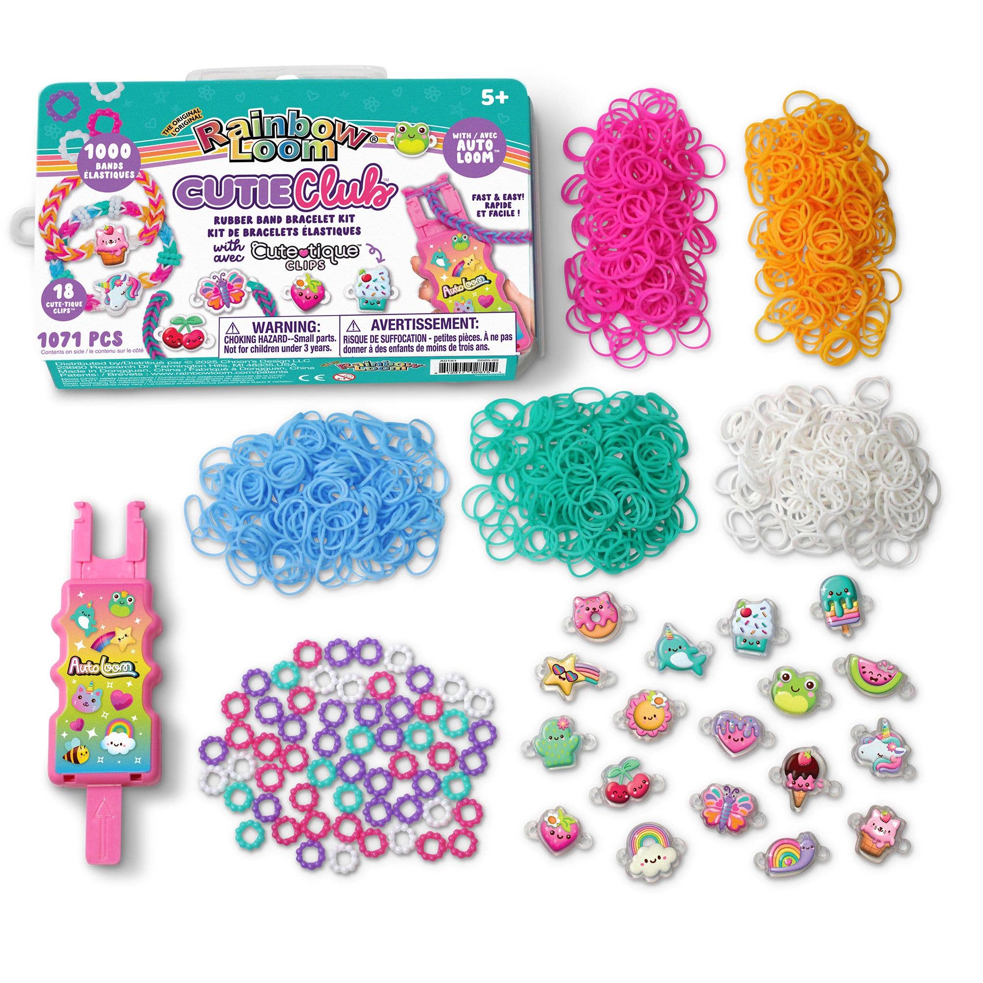 Rainbow Loom – wholesale DIY Smycken - Barn – Auto Loom Cutie Club1