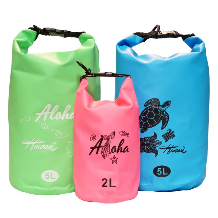 Calla Products - Wholesale Sports Bag - Unisex - Waterproof Bags: Hawaii Collection Snorkel, Scuba, Beach