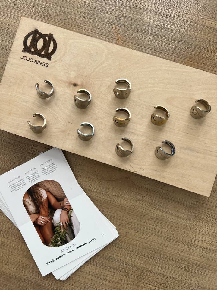 Custom Stamped State Rings for wholesale by JoJo Rings