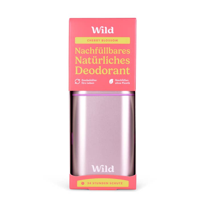 Wild - Wholesale Deodorant - Unisex - Deo DE Pink/Cherry Blossom (8 Pack)