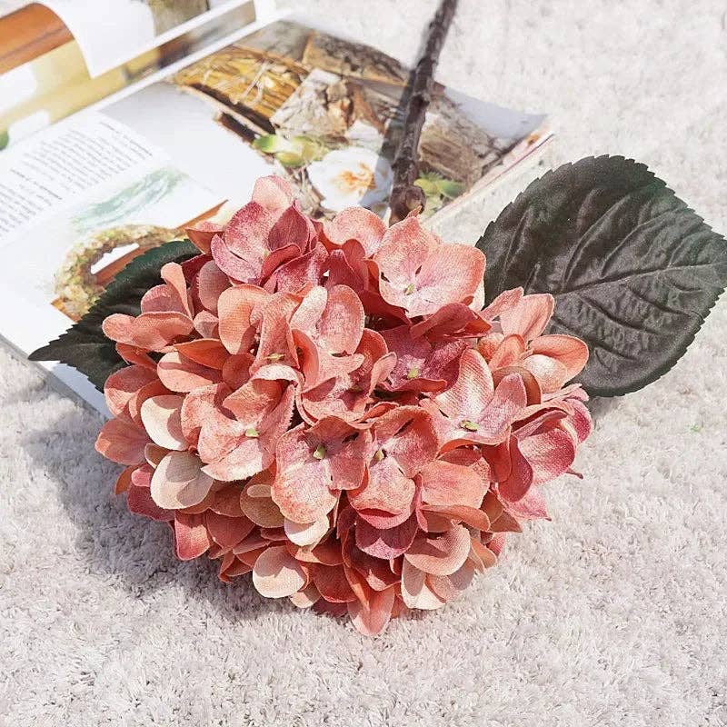 Kiyo Home - Vendita all'ingrosso Fiori finti - Set di 3 Ortensie Artificiali | Decorazione Floreale | Arredamento per la Casa14