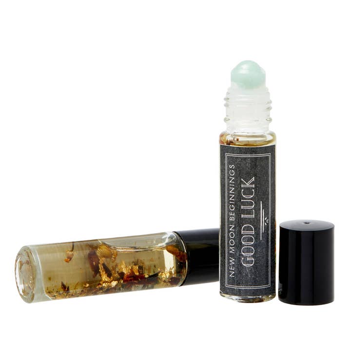 New Moon Beginnings - Wholesale Essential Oil Roll-On - Intention Roll on perfume, Essential Oil, Crystal Infused10