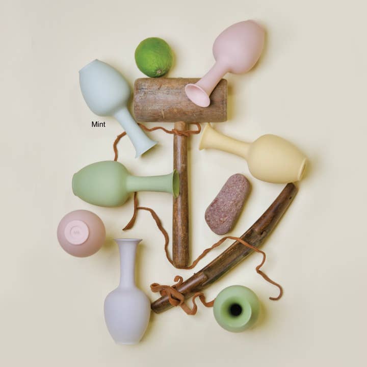 Middle Kingdom - Venta al por mayor Floreros - Mini jarrón de porcelana mate1