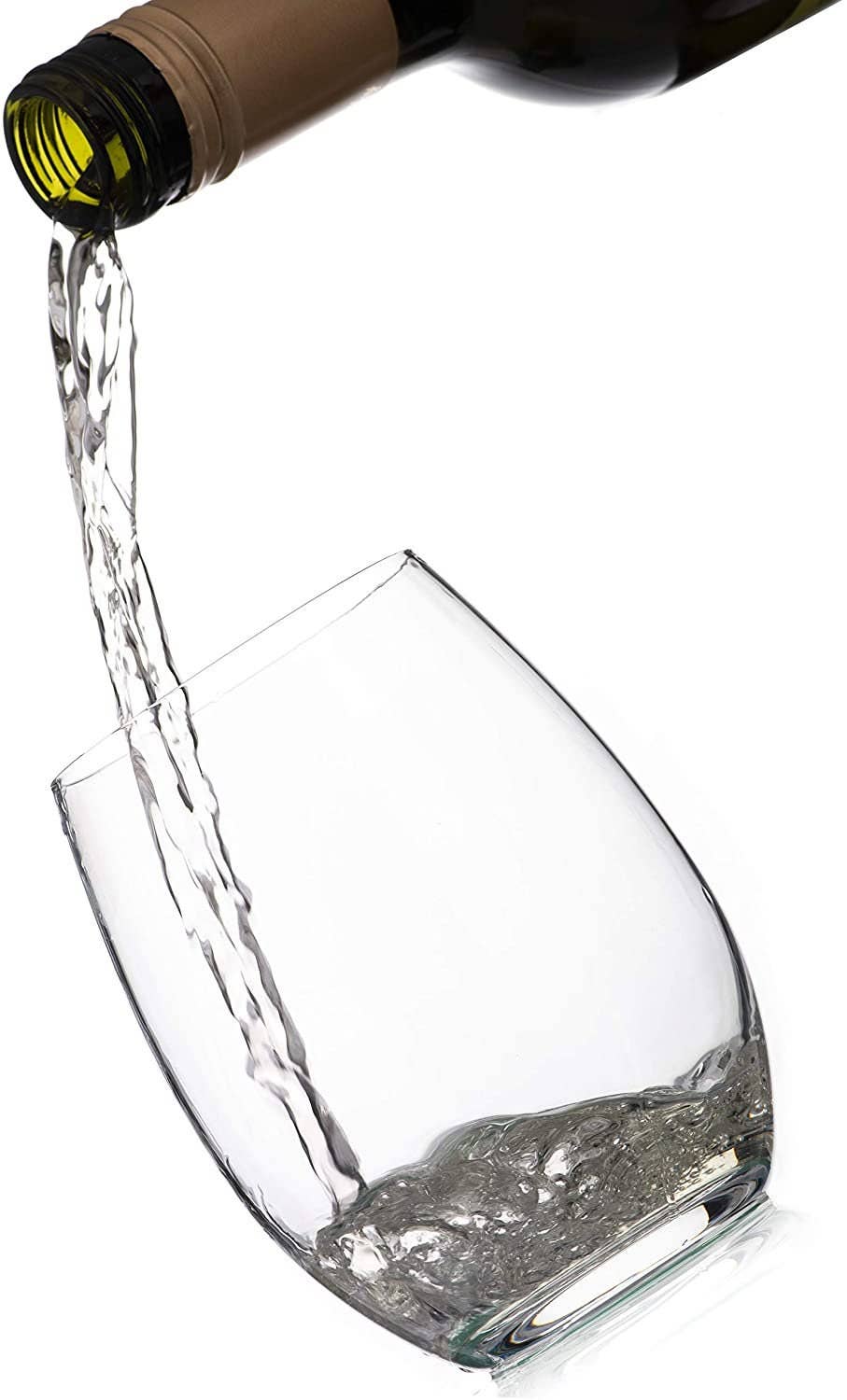DIAMANTE - Wholesale Wine Glass - Diamante Stemless White Wine Glasses Pair ‘moda’ – Undecora2