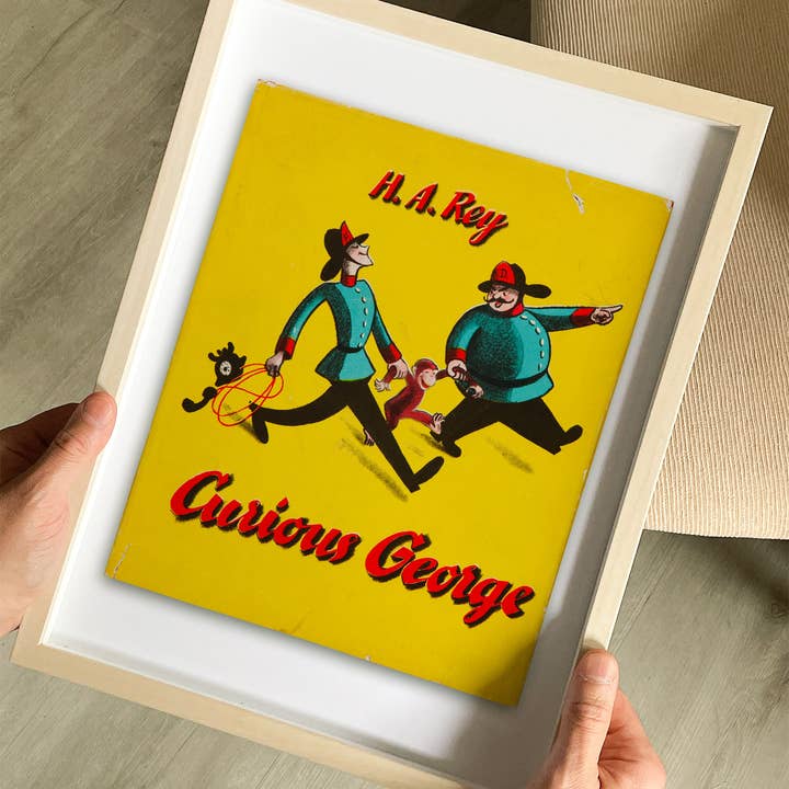 The Curious Desk - Wholesale Poster - Curious George By H.A. Rey Book Cover Print