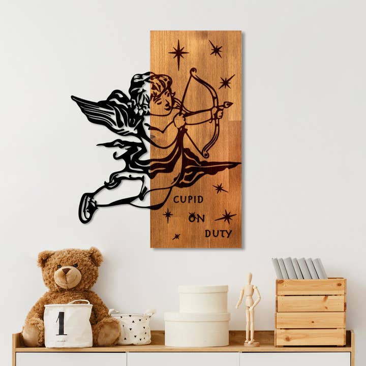 MA-456 Holz Metall Wandmalerei für den Großhandel von STUDIO BYLAMP