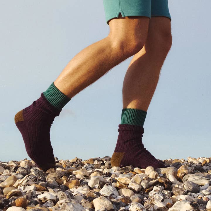 matt sewell turtle dove merino sock for wholesale on Faire