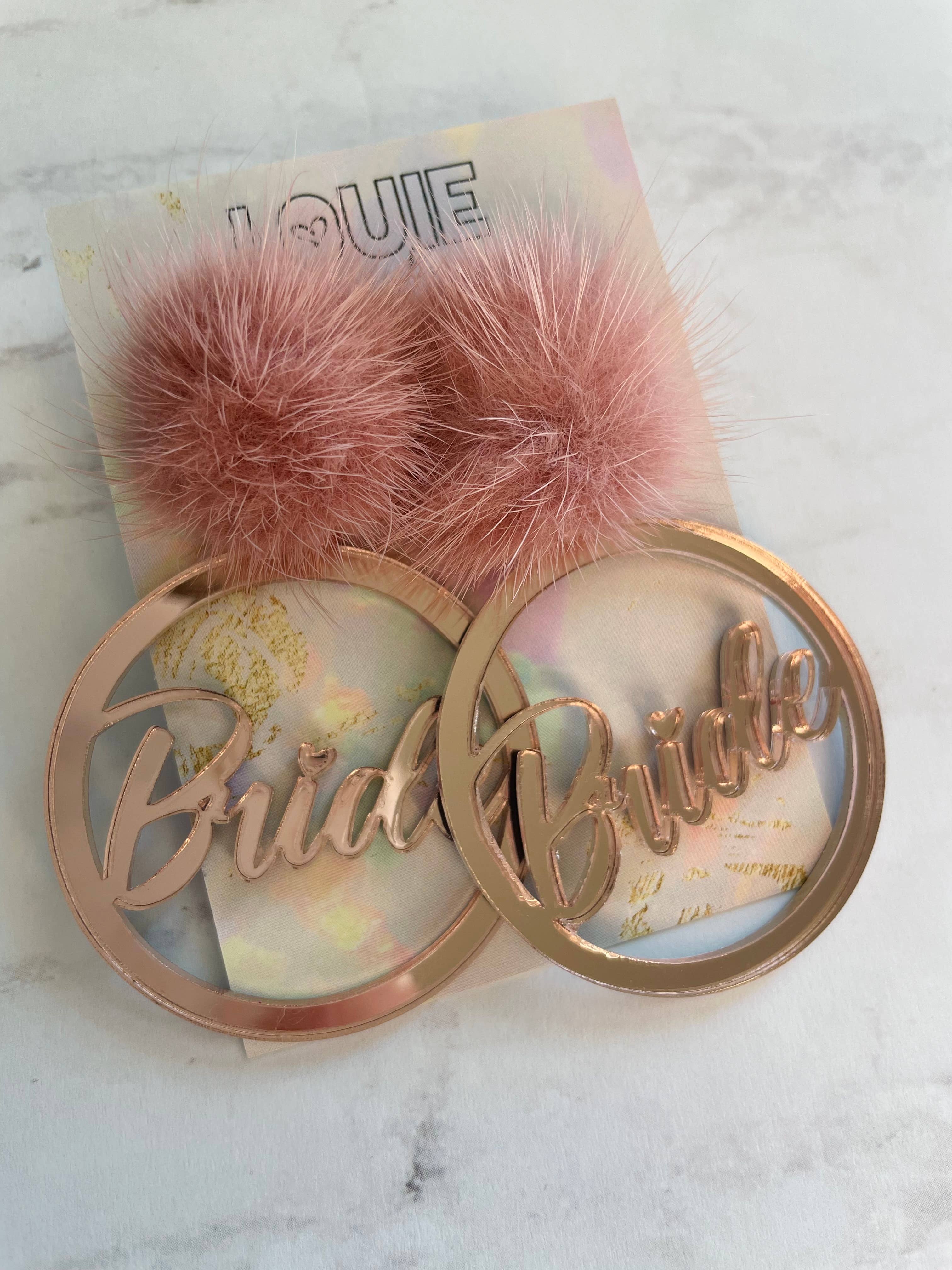 Louie Love - Wholesale Dangle Earrings - Bride Bridal Acrylic Earrings15