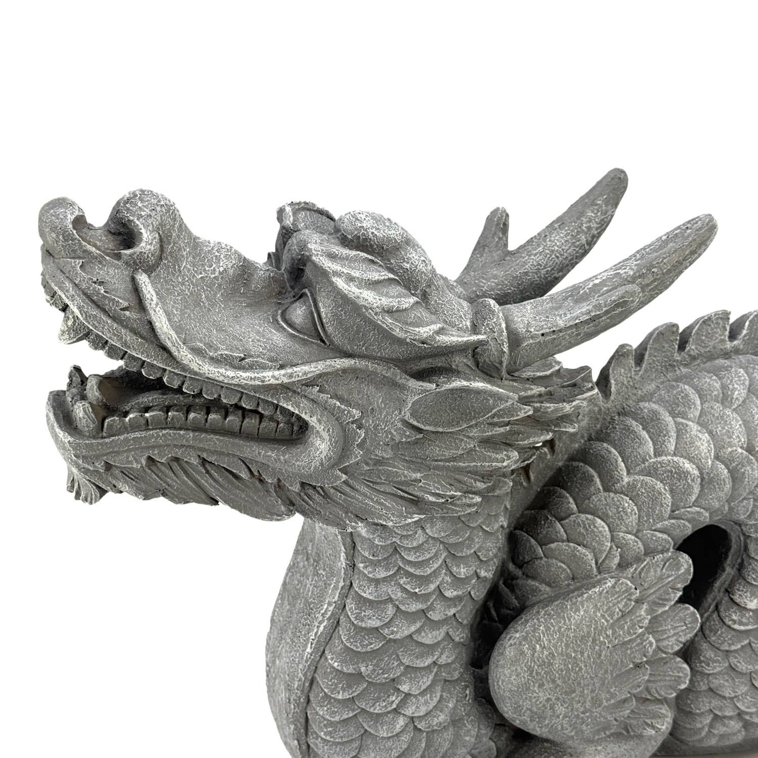 Galt International Company - Wholesale Outdoor Ornament/Decor - 28" Long Asian Dragon Stone Look Garden Statue5