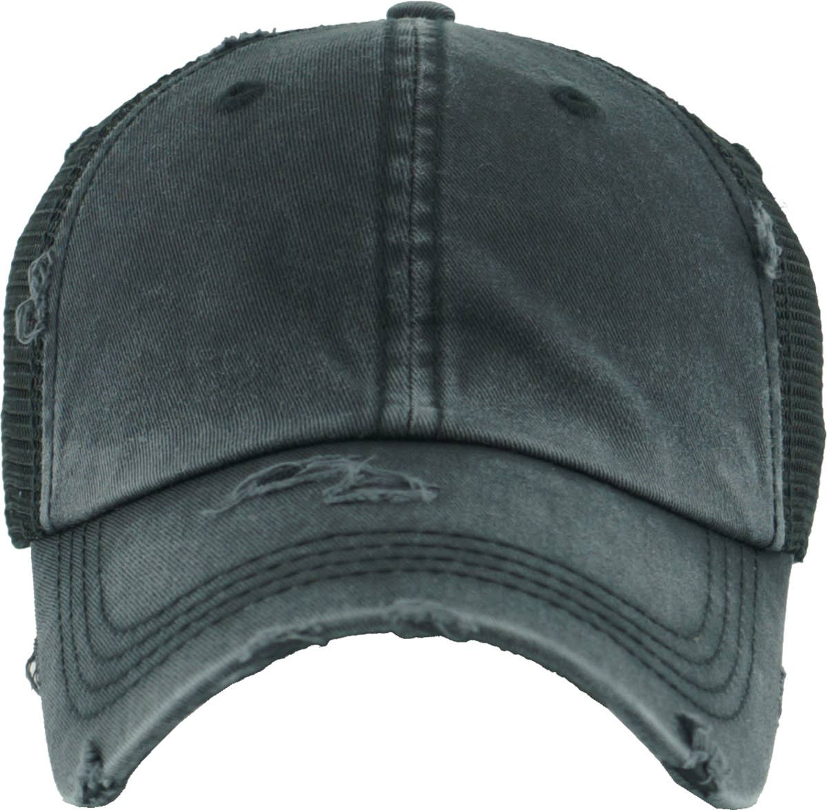 KBETHOS – Boné de beisebol - Mulher por atacado – Boné ajustável de malha com abertura para rabo de cavalo2