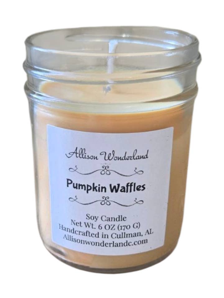 Pumpkin Waffles Candle for wholesale by Allison Wonderland