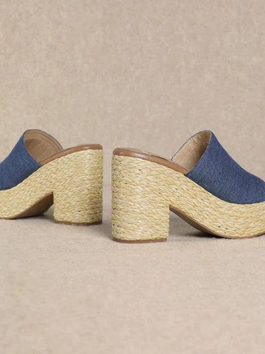 Mars Sky Shoes Wholesale - Wholesale Platform Heels - Women's - Miim ASHLYN Women Raffia Braided Chunky Platform Sandals-12 Pairs Pack-43.95/Pair25