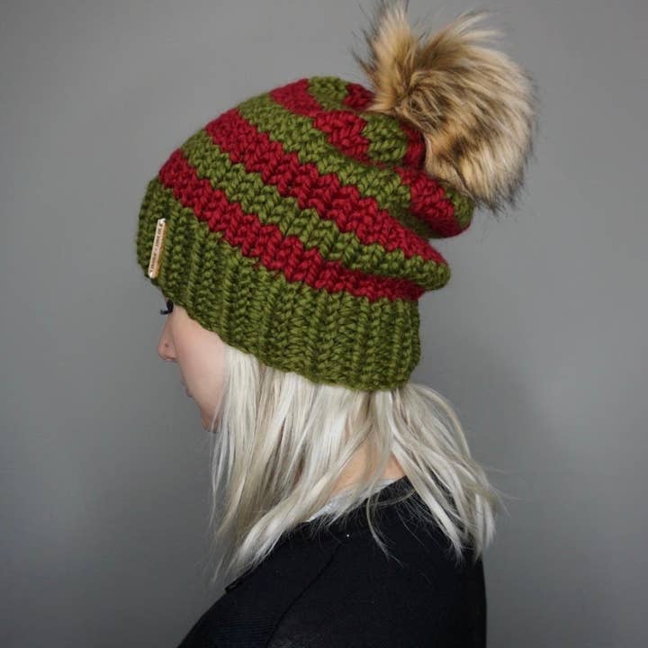 The Freddy Beanie - Halloween 2025, horror, knit hat, Fall for wholesale by Charlie & Luna Co.