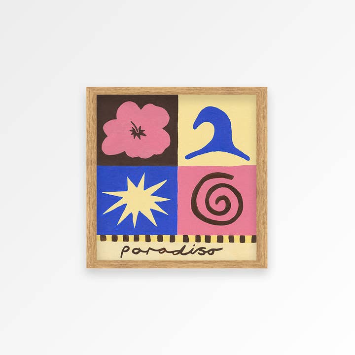 Paradiso Impresión de Arte Pintado a Mano | VENTA DE ESTUDIO para venta al por mayor de Proper Good