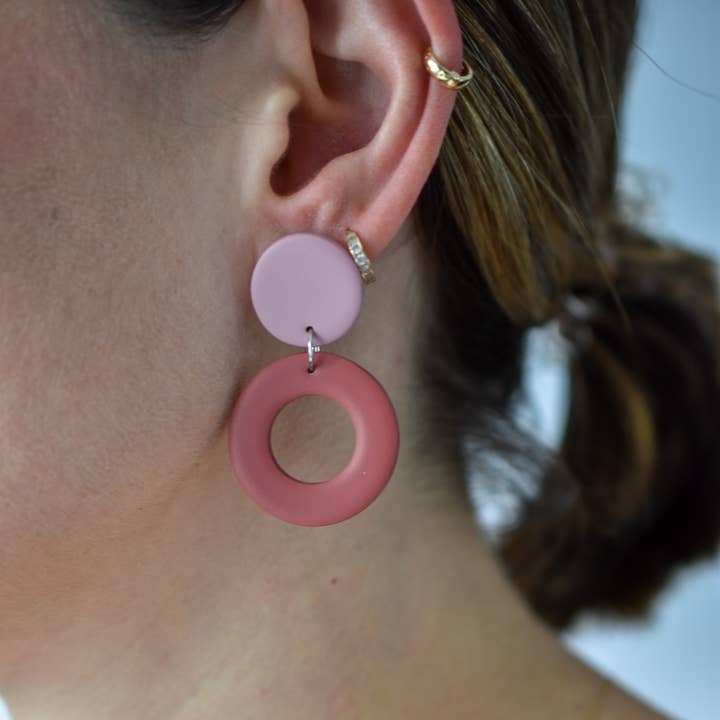 Camille Hay Jewelry - Wholesale Dangle Earrings - Mini Drop Hoops