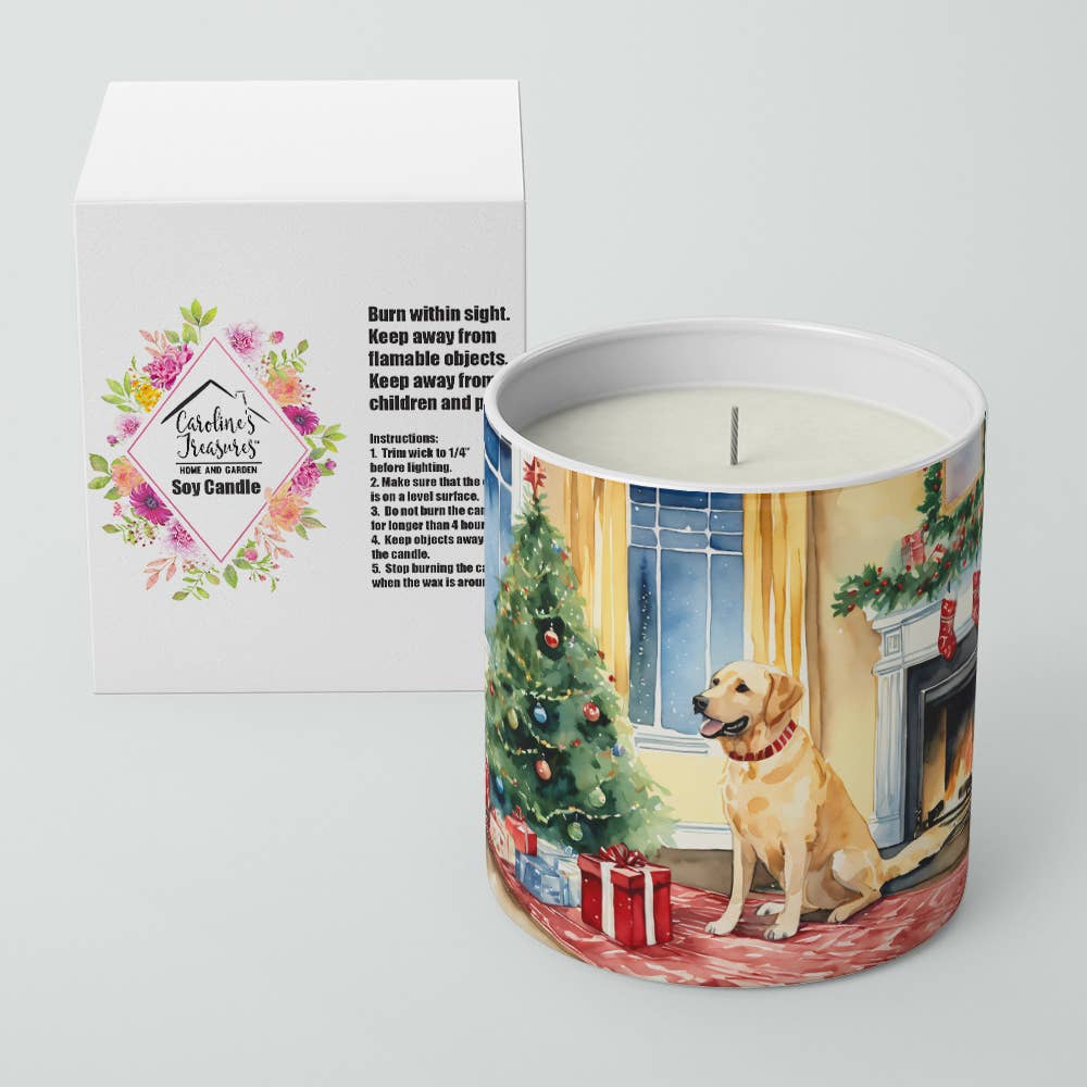 Caroline's Treasures - Wholesale Jar/Filled Candle - Labrador Retriever Cozy Christmas Soy Candle DAC26970