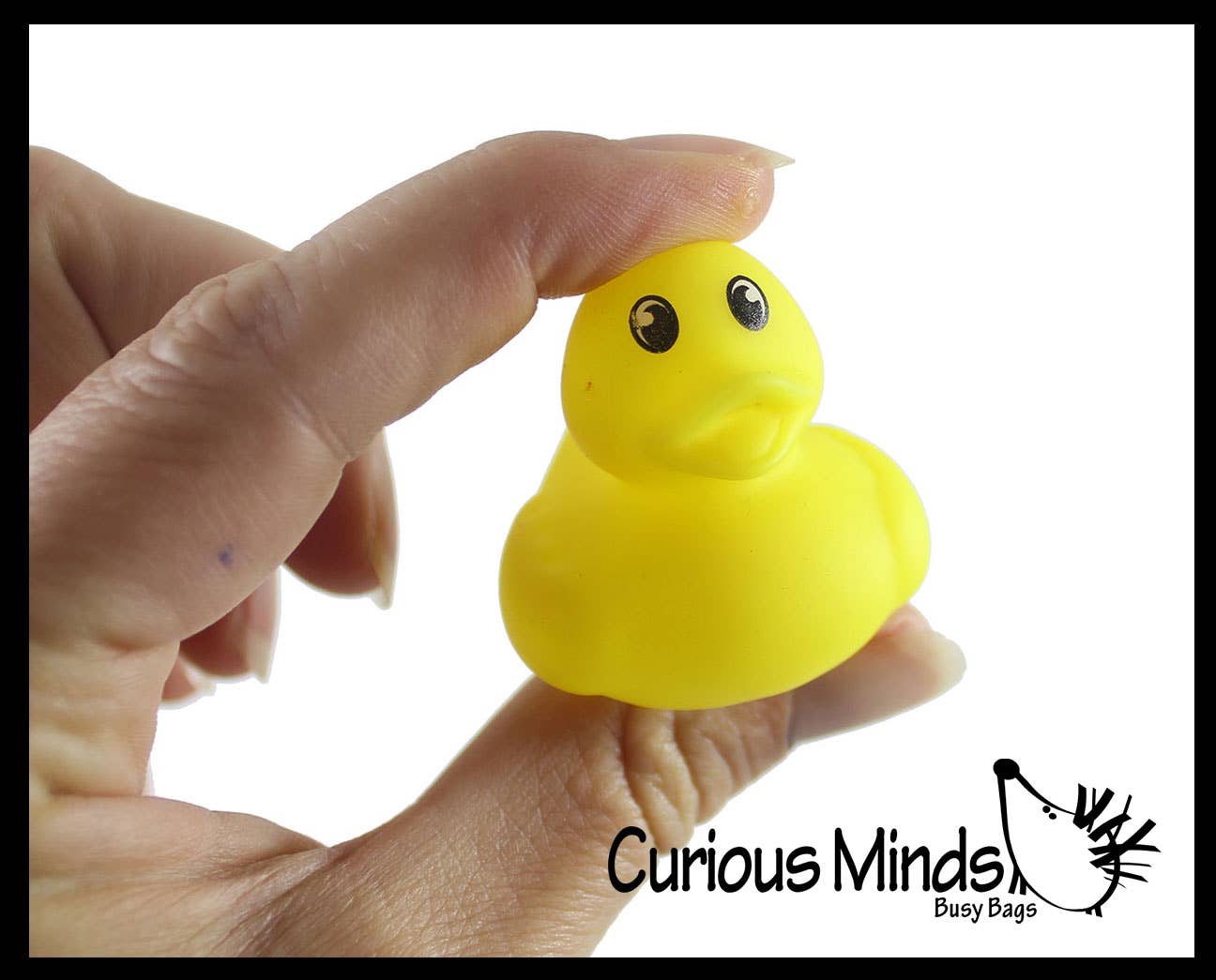 Curious Minds Toys - Wholesale Toy Set - Kids - 1 Small 1.5" Assorted Rubber Ducks - Rubber Duckies - Cute N9