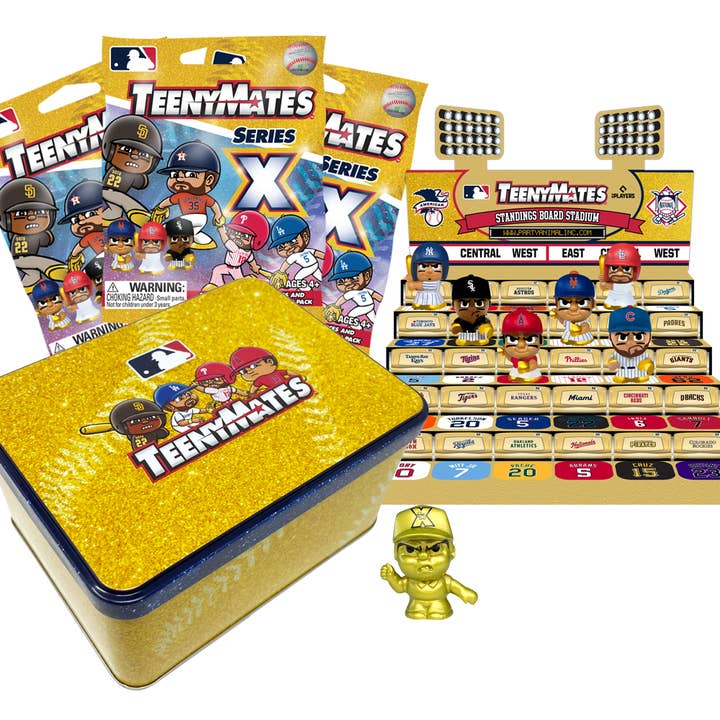 Party Animal, Inc. - Wholesale Figurine Toy - Kids - TeenyMates MLB Series 2024 Tin