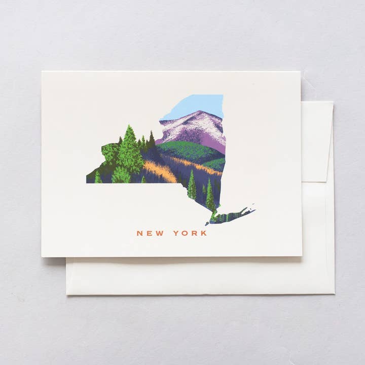 Cartão comemorativo das montanhas Adirondack de Nova York por atacado de 50 States of Beauty