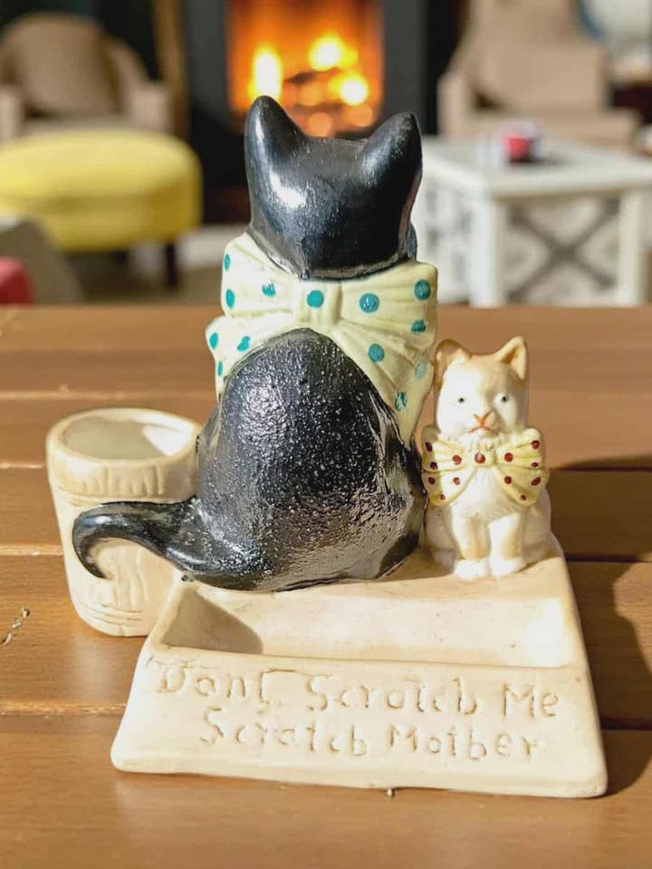 Pyrogène Duo Gatos Mãe & Gatinho – Cerâmica Biscuit por atacado de Art Déco Style