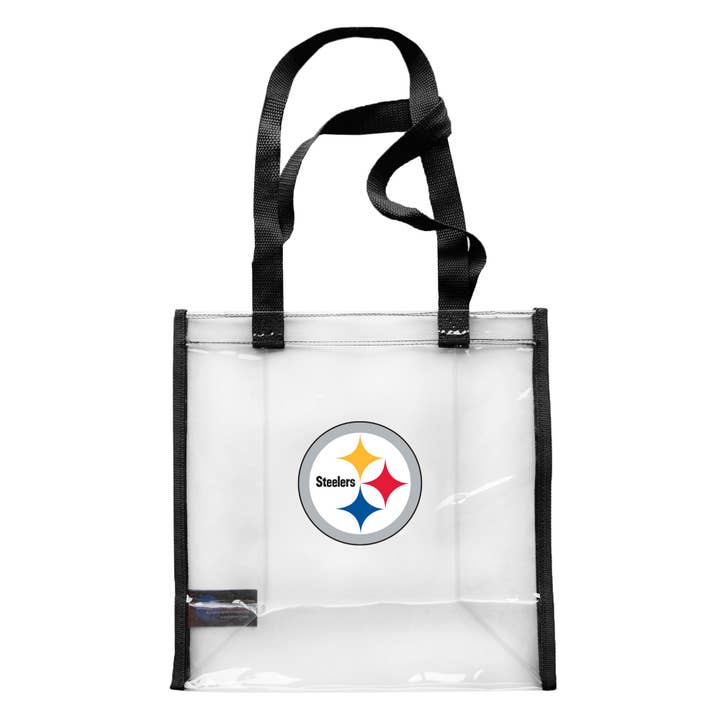 NFL Pittsburgh Steelers Clear Advantage Tote for wholesale by Little Earth Productions