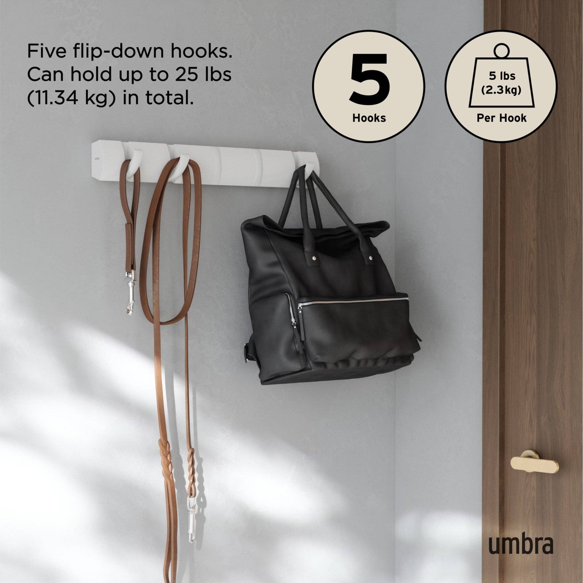 Umbra - Wholesale Wall Hook - Flip 5 Wall Mounted Hook18