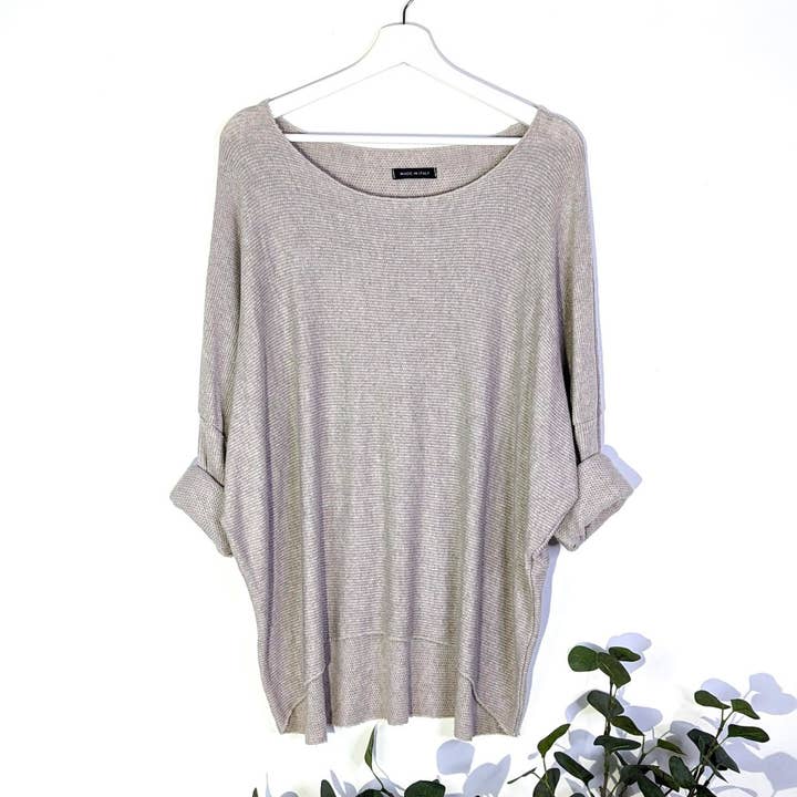 Super soft plain slight hi-lo viscose mix top for wholesale by Tempest Designs