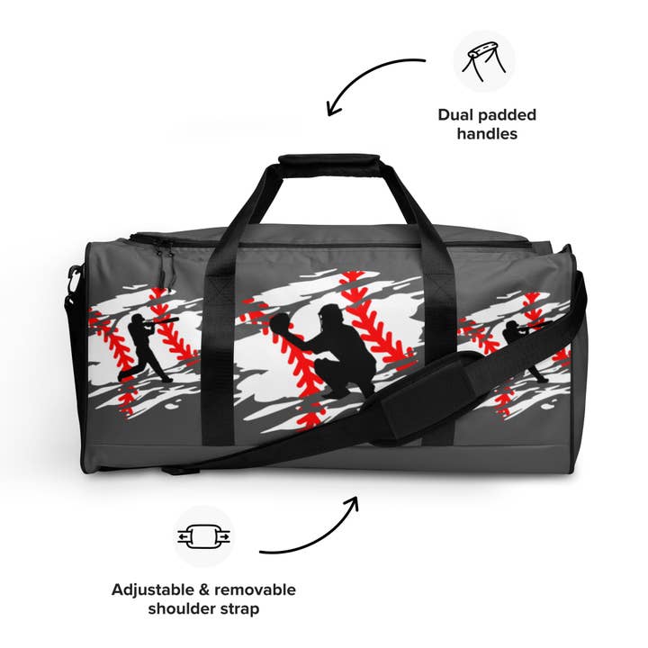 Sac de sport Baseball Life pour la vente par Em and Raea LLC