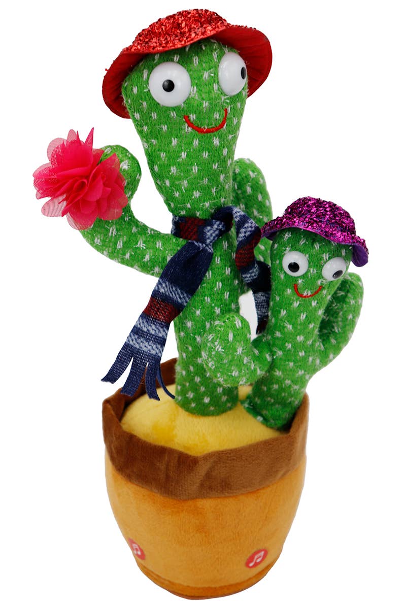 Cap Zone - Vente Peluche – enfant et bébé - Jouet imitant le son Double Fiesta Sombrero Cactus6