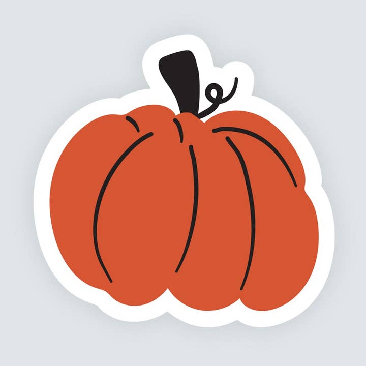 Autocollant en vinyle à la citrouille | Décoration d'Halloween | Spooky Stationery pour la vente par Inky in the Wild