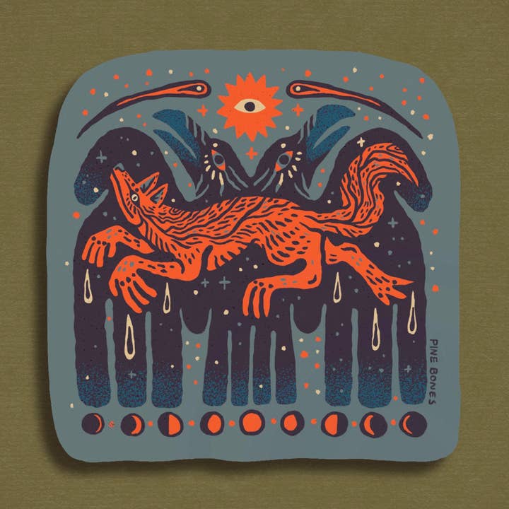 Night Raven and Coyote - Durable & Weatherproof for wholesale by Pine Bones