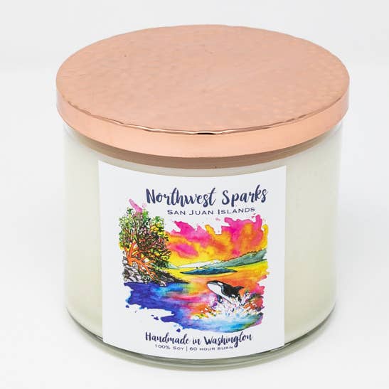 San Juan Islands doftburk/fyllt ljus för wholesale av Northwest Sparks