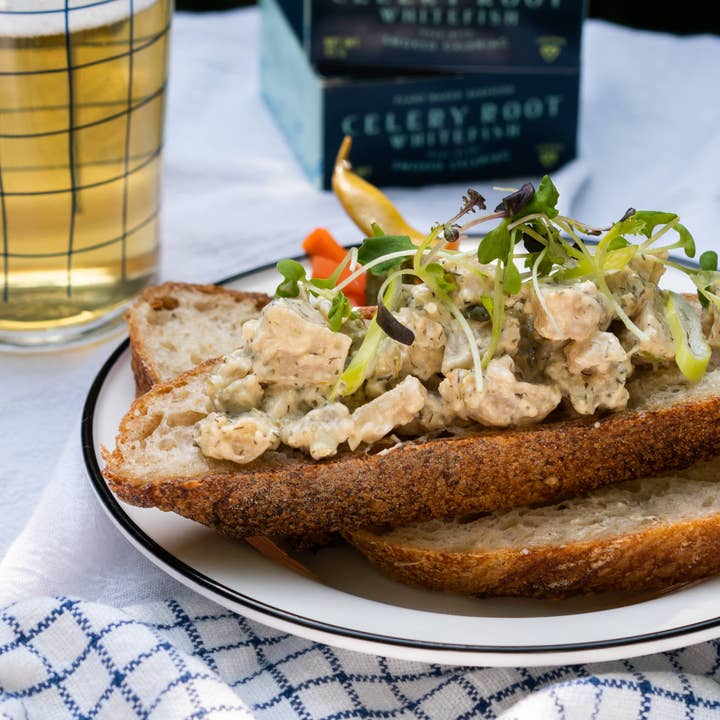 Seed to Surf - Wholesale Shelf Stable Prepared Meal - Celery Root Smoked Whitefish (Vegan)9