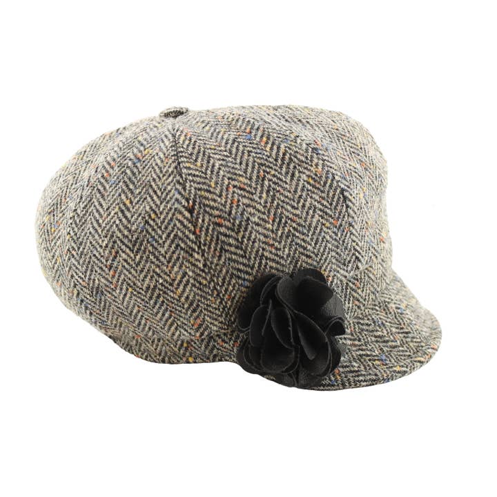 Mucros Weavers - Wholesale Newsboy/Schoolboy Hat - Women's - Ladies 100% Wool Newsboy Cap 1