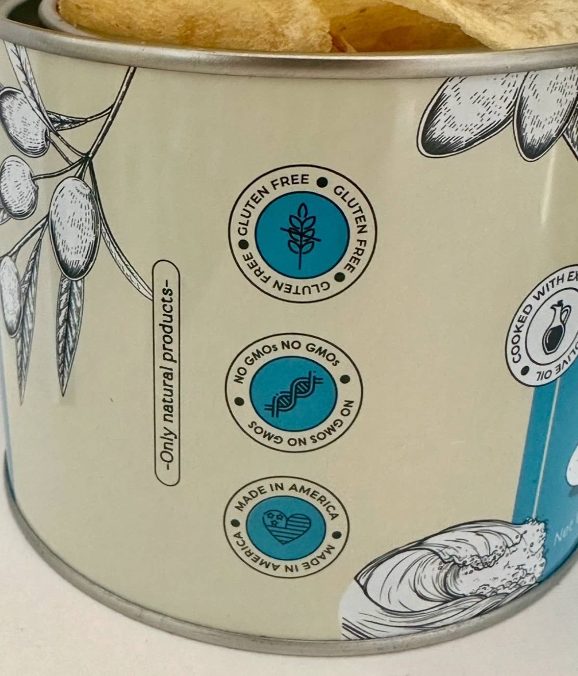 Litys Chips - Wholesale Chips - 1,5OZ Olive oil and Sea salt 5