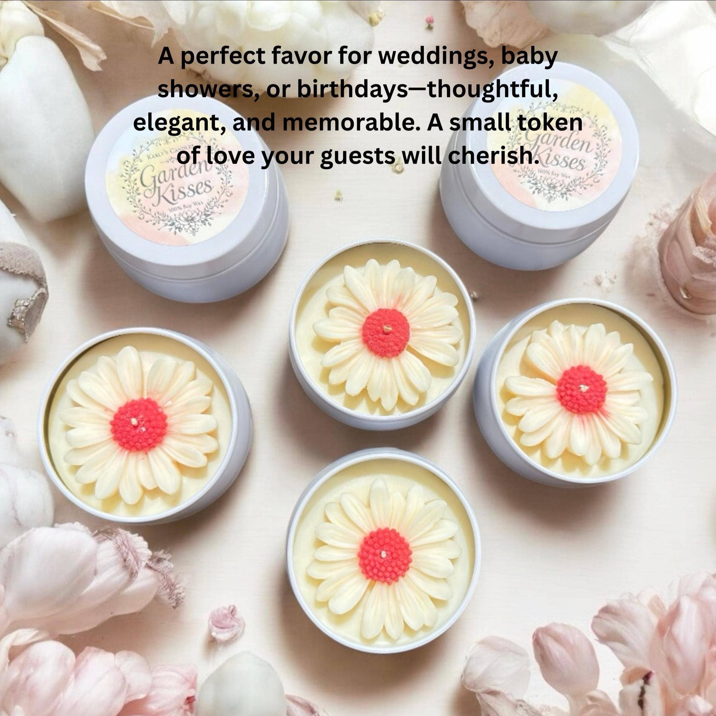 Karly’s Candles - Wholesale Party Favor - Gepersonaliseerde sojakaarsbedankjes voor bruiloften en babyshowers7