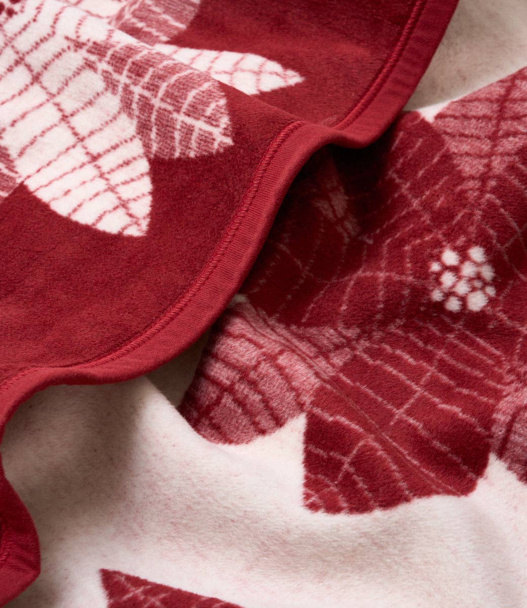 ChappyWrap – Manta para sofá por atacado – Manta de Poinsettias4
