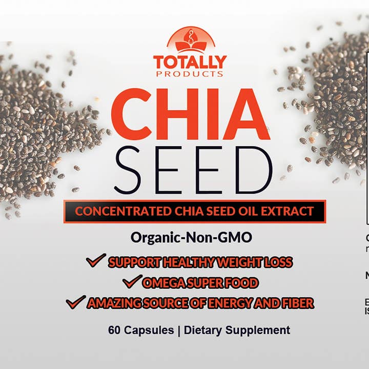 Totally Products - Wholesale Oral Supplement/Vitamin - Chia Seed Oil Extract (60 capsules)2