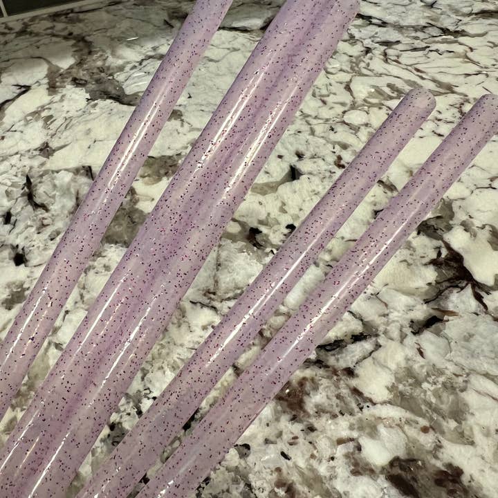 Palhinha com Purpurina que MUDA de COR Roxa (Copo de 40oz) por atacado de Olive Lane Accessories