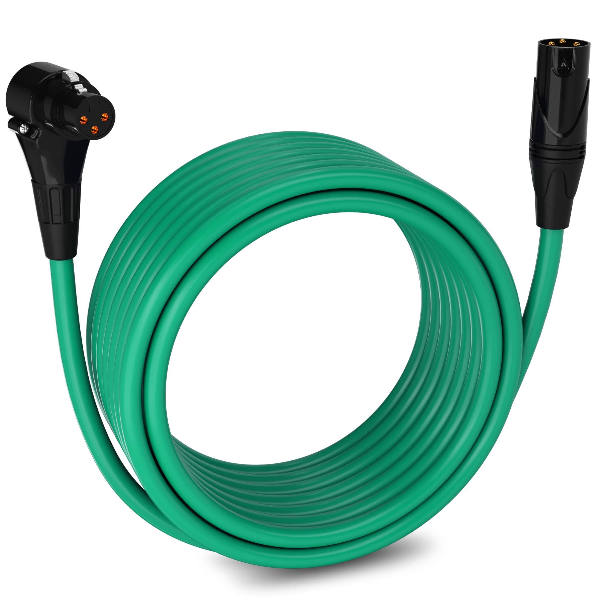 LyxPro - Wholesale Muziekaccessoire - Microfoon XLR gehoekte vrouwelijke kabel 3-pins microfoonkabel Pro Audio30