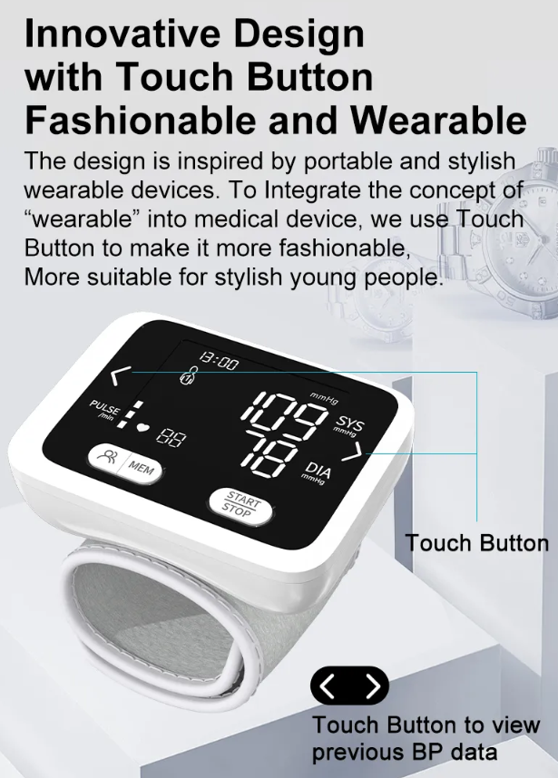 Trio Trading - Wholesale Anti-Nausea/Acupressure Bracelet - Baymed Automatic Wrist Blood Pressure Monitor Home Use/Gift11