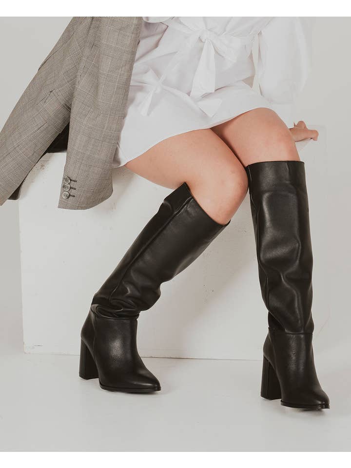 POPA - Wholesale Boots - Women's - Julieta Black Leather Boot3