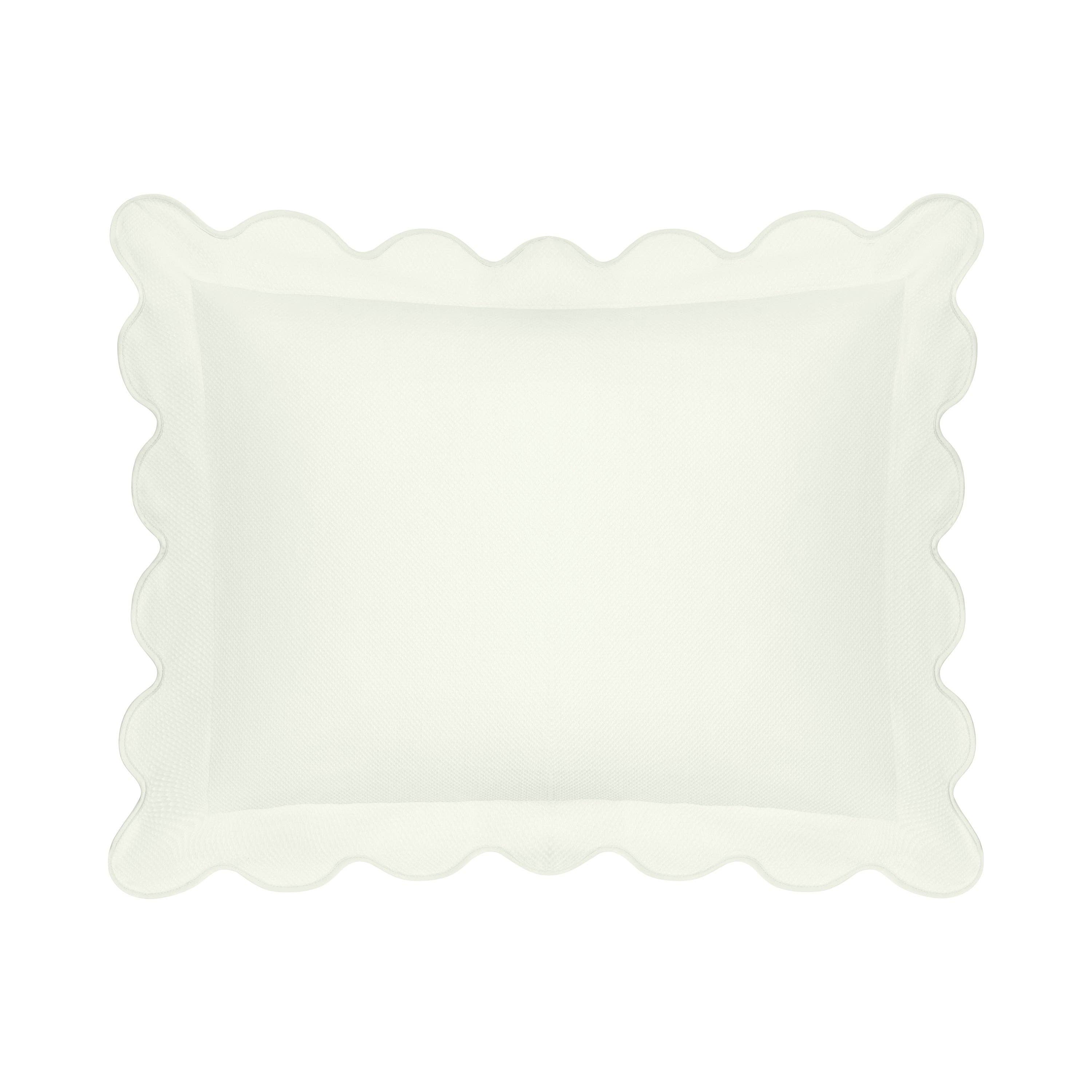 Home Treasures Linens - Wholesale Bedding Pillowcase/Sham - Honeycomb Sham (Scalloped Flange)10