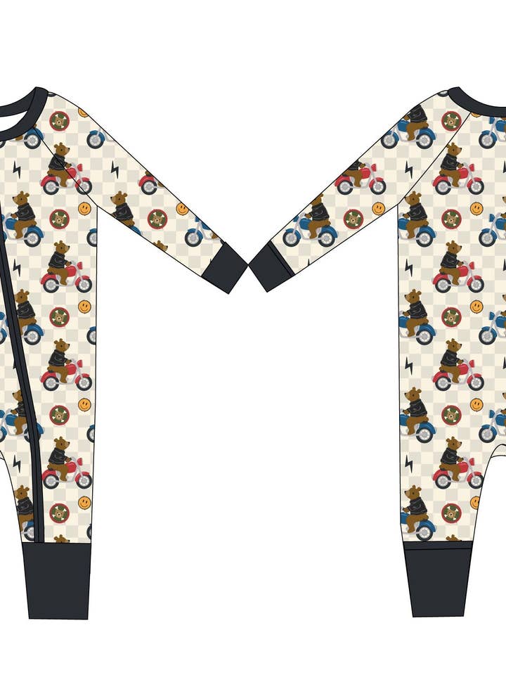 Joan's - Vendita all'ingrosso Pigiamino - Neonati - Biker Bear Zippy (Club dei Cuccioli di Orso Biker)2