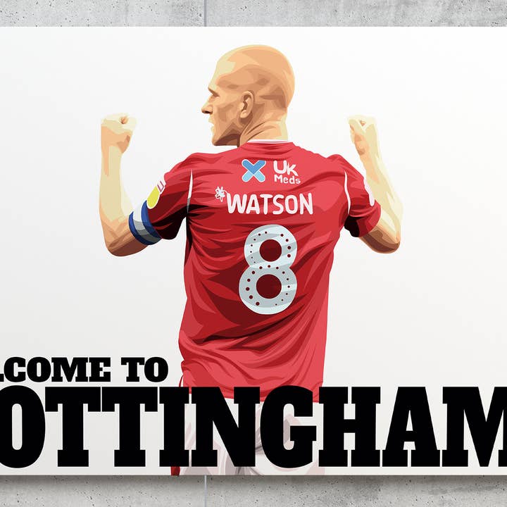 Watson — Welcome To Nottingham — Impression artistique A3, A1 ou A0 pour la vente par Rogues' Gallery