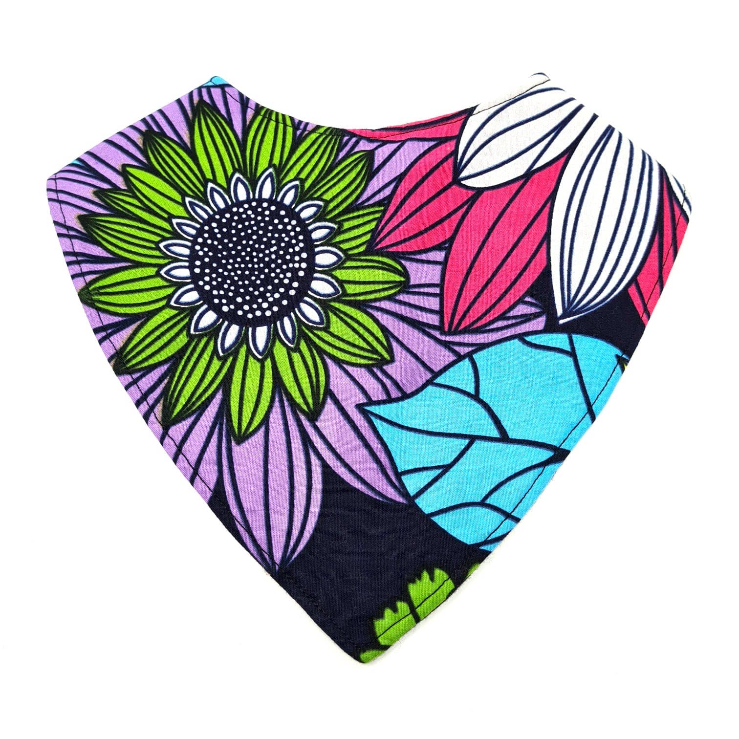 TobiAkiode – wholesale Bandana bib – Pink Turquoise Unique and lovely Bandana Bib1