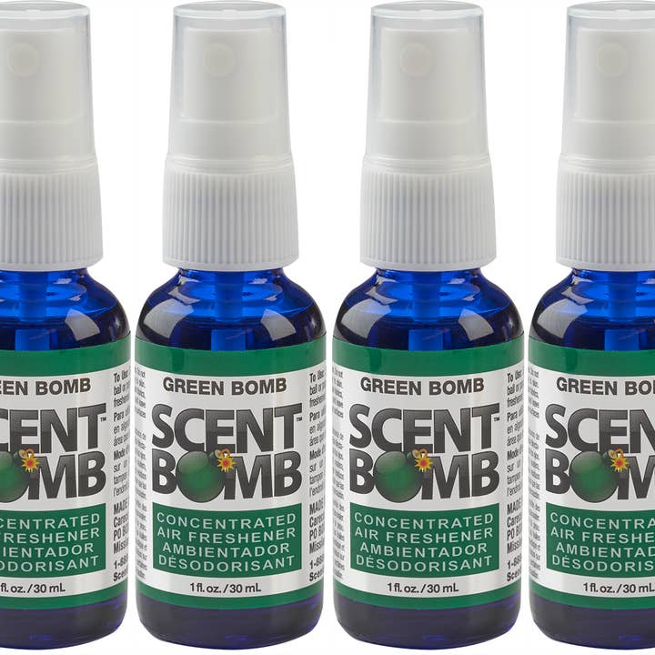 Scent Bomb - Wholesale Air Freshener - Scent Bomb Air Freshener Green Bomb 1oz Spray1