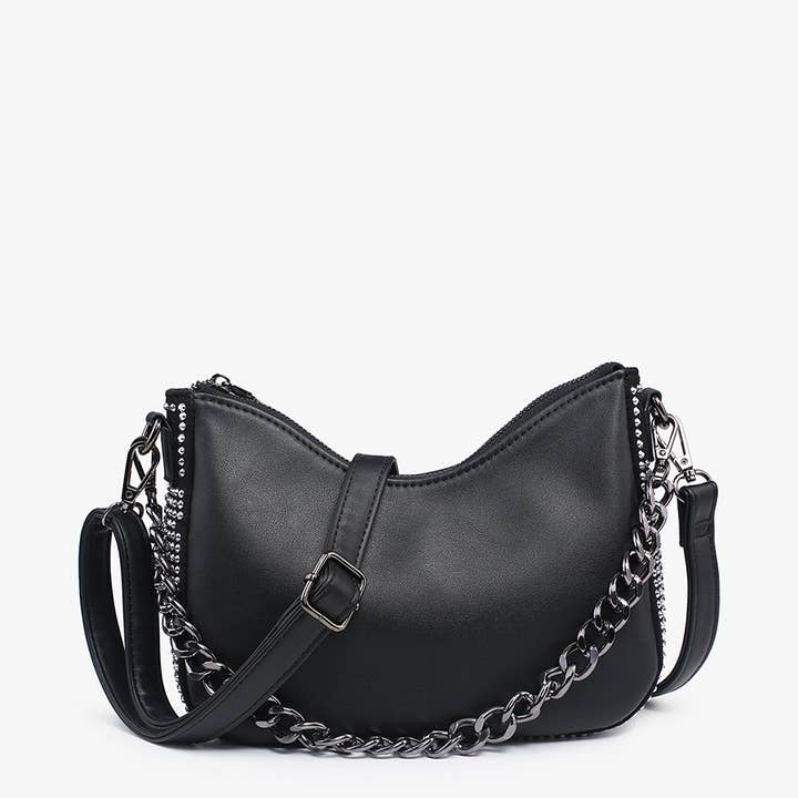 Jen & Co. - Wholesale Shoulder Bag - Women's - *SALE* EH2412 Sabine Grommet Detailed Shoulder Bag