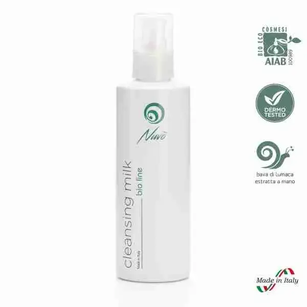 Nuvò Cosmetic - Wholesale Body Wash/Shower Gel - Organic Snail Slime Cleansing Milk 200ml1