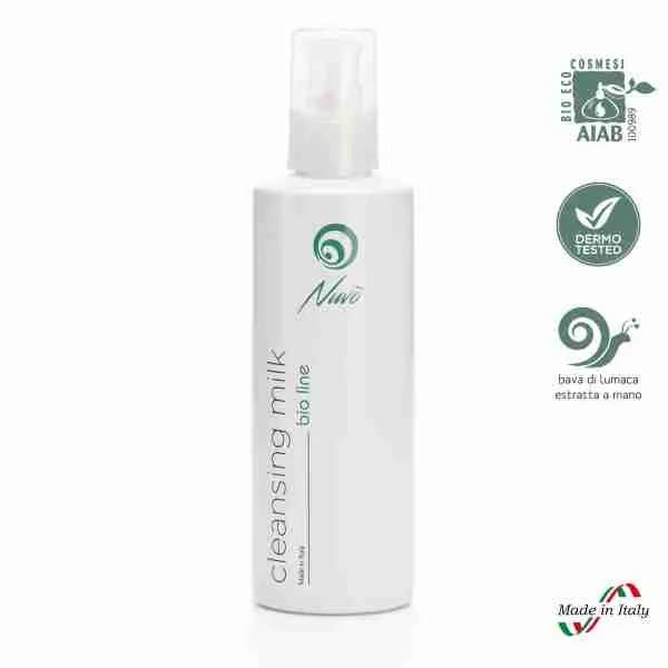 Nuvò Cosmetic - Wholesale Body Wash/Shower Gel - Organic Snail Slime Cleansing Milk 200ml1